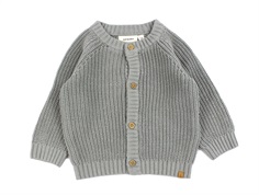 Lil Atelier limestone knit cardigan